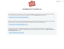 Tablet Screenshot of client.travelstore.se